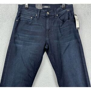 Mavi Zack Jeans Mens 31X34 Dark Wash Straight Denim 5 Pockets NEW‎